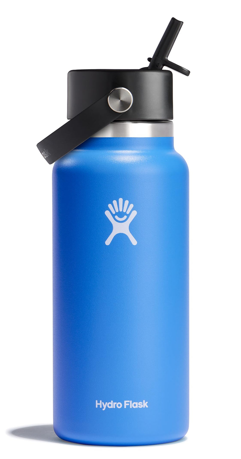 Hydro Flask 32oz wide-mouth Cascade Blue keeps drinks cold up to 24 hours