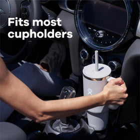Hydro Flask 40oz Travel Tumbler TempShield insulation keeps drinks cold for hours.