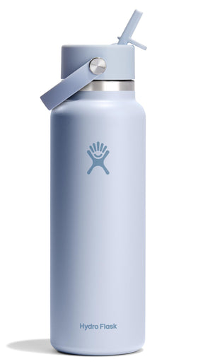 Hydro Flask 40 oz Wide Mouth Surf Blue bottle with bold color and large capacity