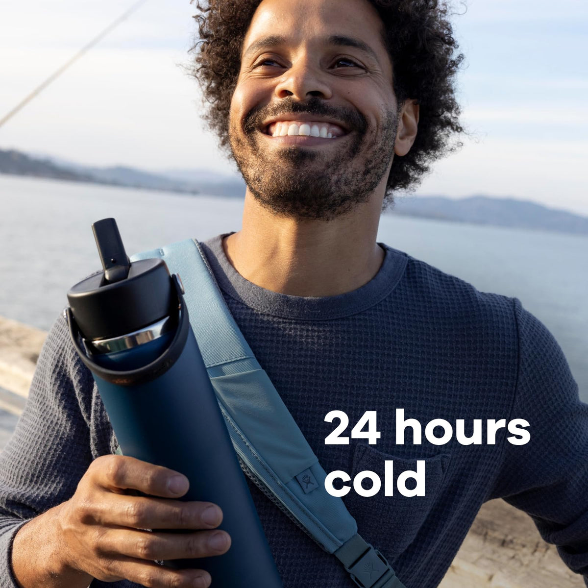 Wide mouth accommodates ice cubes while preserving flavor with stainless steel.