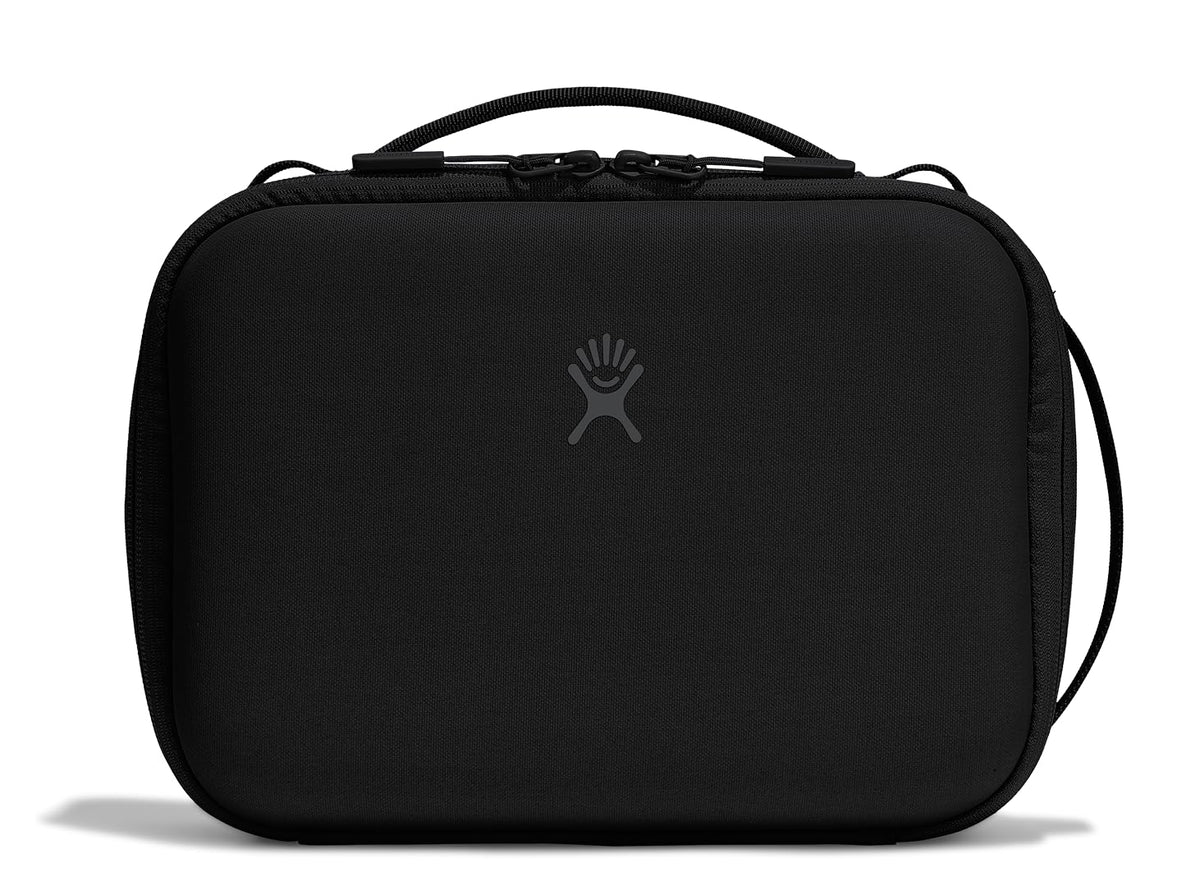 Hydro Flask Carry Out Lunch Box 5L in Beachplum Black with spacious interior for on‑the‑go meals