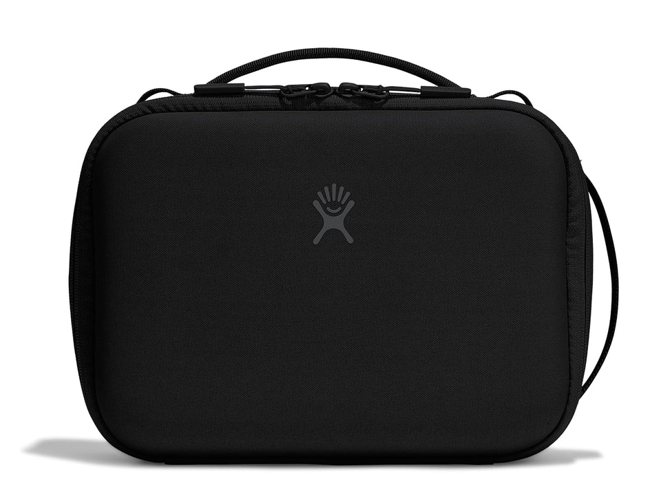 Hydro Flask Carry Out Lunch Box 5L in Beachplum Black with spacious interior for on‑the‑go meals