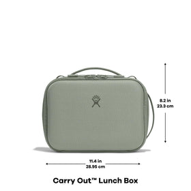 Easy-to-clean interior of Hydro Flask Carry Out Lunch Box after snacks