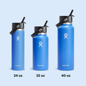Hydro Flask Cascade Blue bottle supports hydration on the go