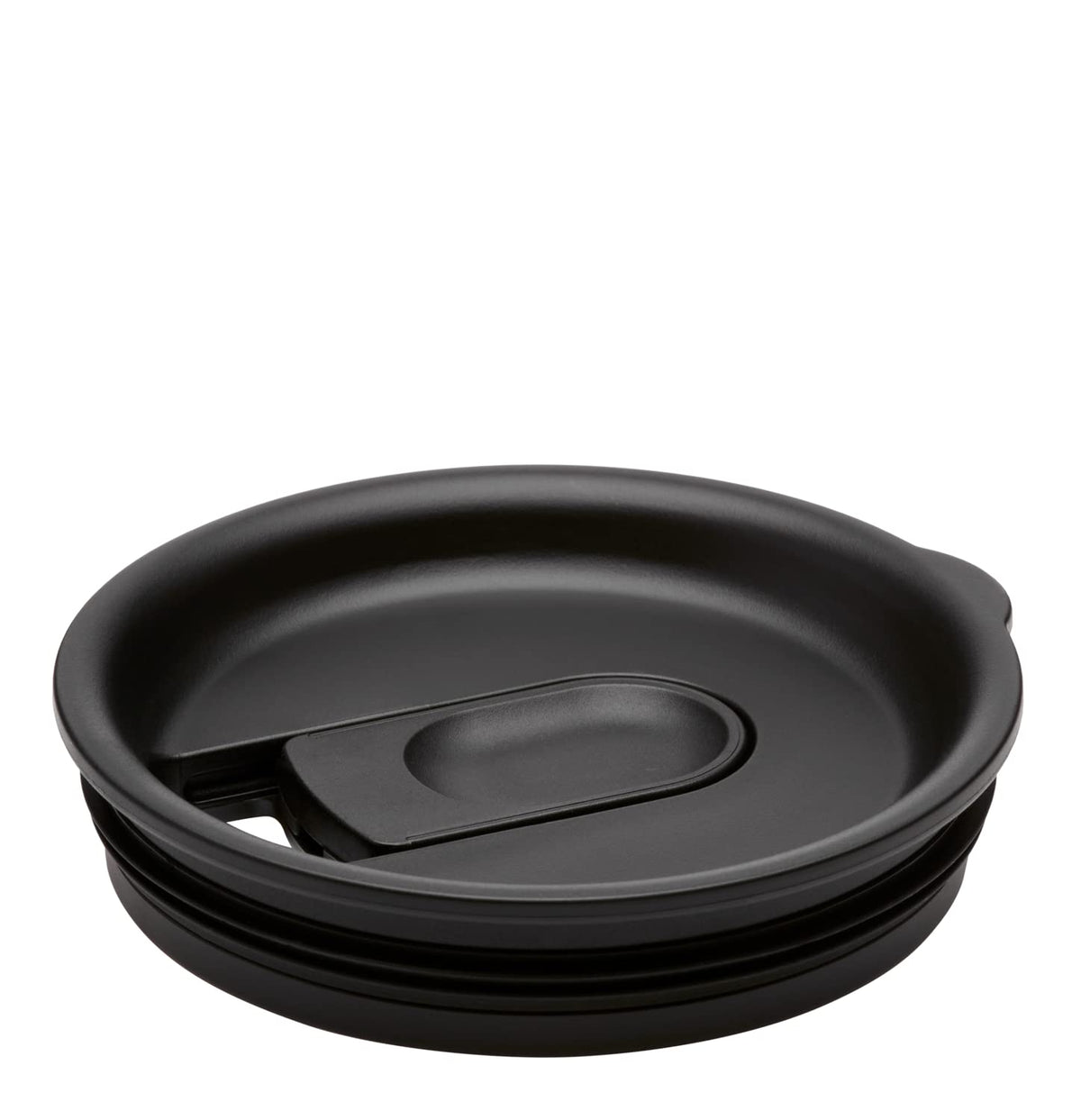 Hydro Flask coffee lid closeable press-in side view keeps beverages at steady temps during travel.