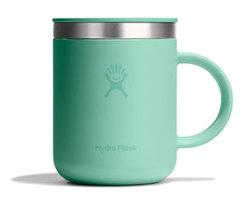 Hydro Flask coffee mug in mermaid green 12oz with insulated body for hot drinks