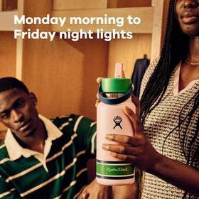 Hydro Flask Ivory bottle is dishwasher safe for easy cleaning