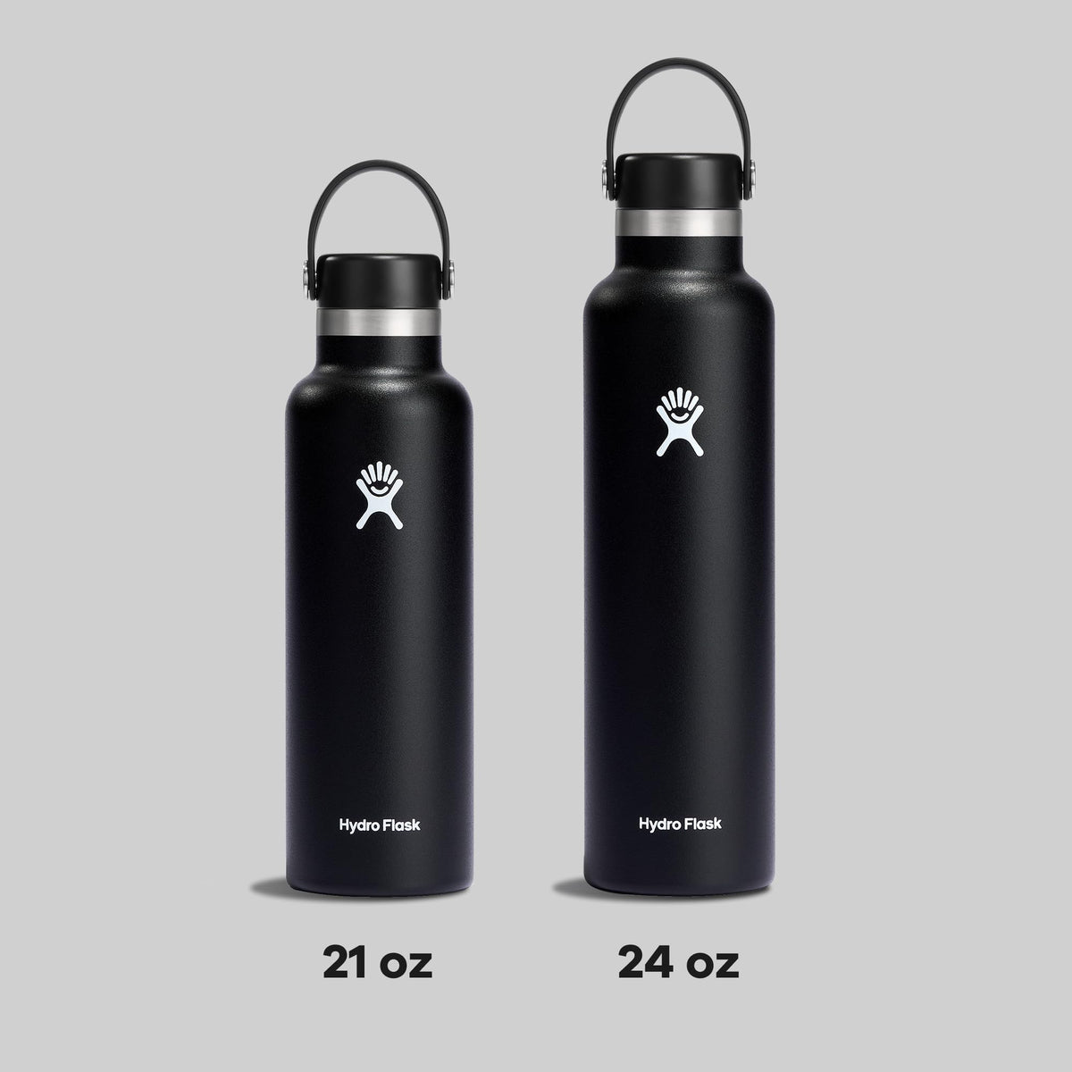 Hydro Flask dishwasher-safe bottle and lid for easy cleaning.