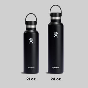 Hydro Flask dishwasher-safe bottle and lid for easy cleaning.