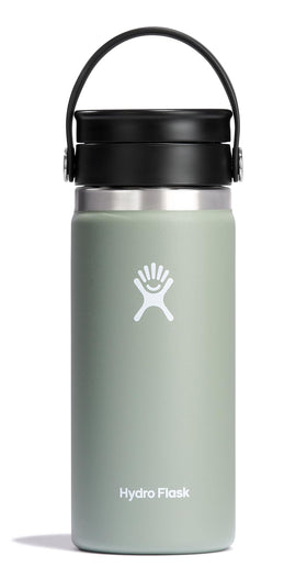 Hydro Flask Flex Sip Agave Green bottle cap closed for leakproof transport.
