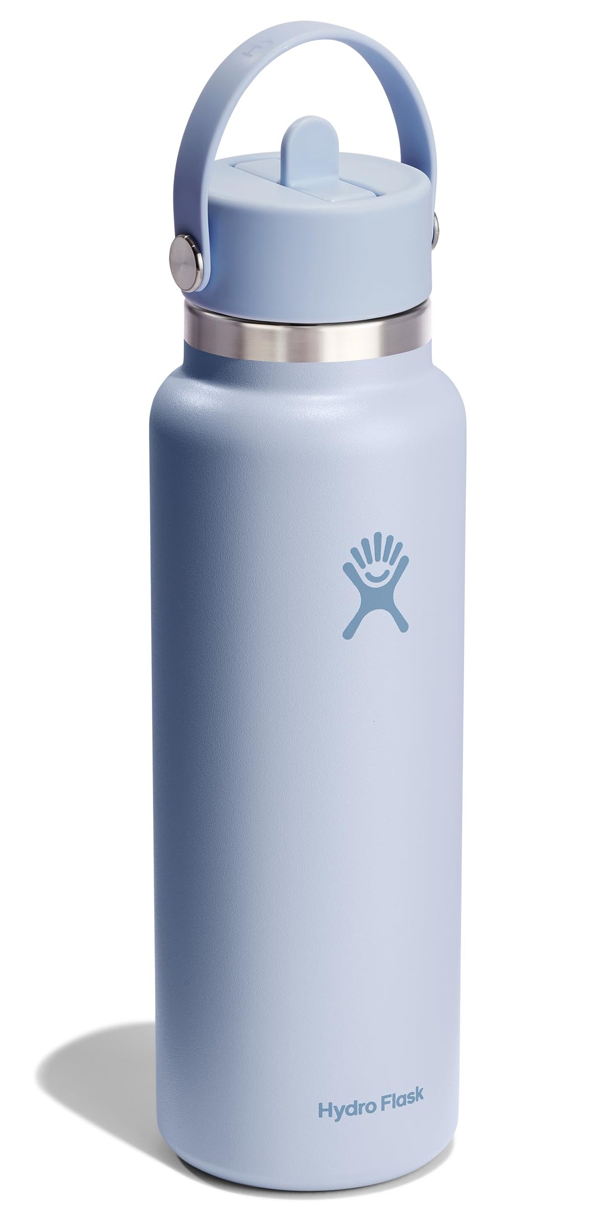 Hydro Flask Flex Straw Cap close-up showing easy one-handed sipping