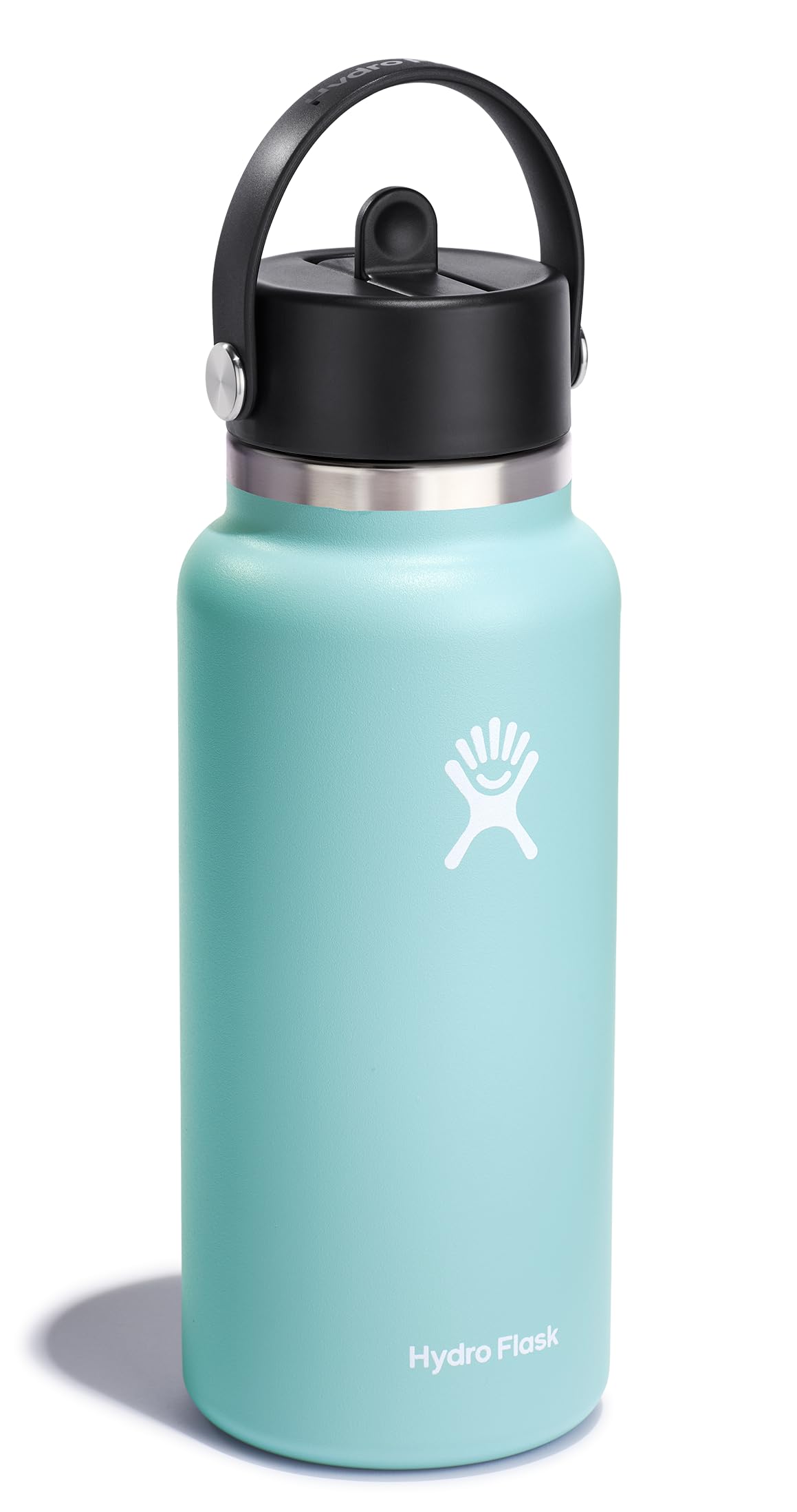 Hydro Flask Flex Straw Cap closed, seals the drink for leakproof transport.