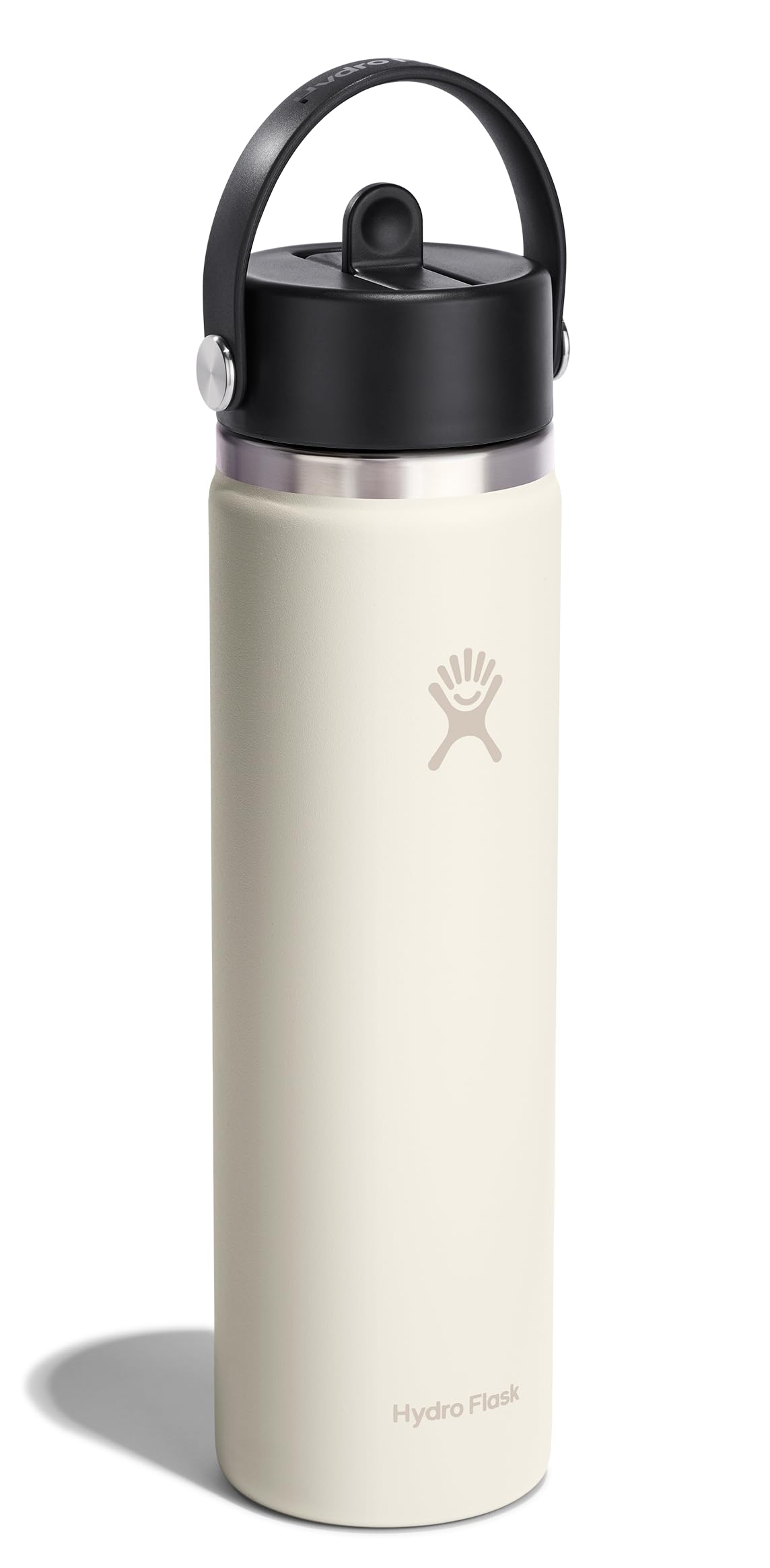 Hydro Flask Flex Straw Cap shown closed for leakproof on-the-go hydration.