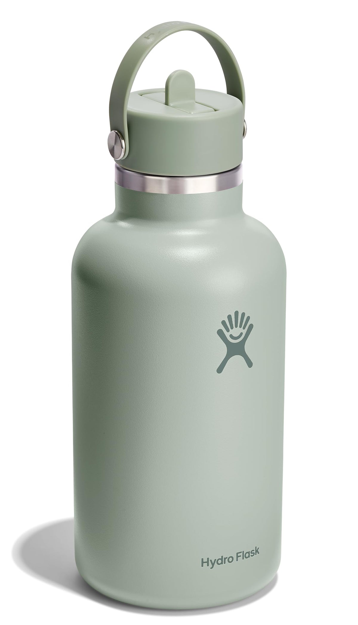 Hydro Flask Flex Straw Cap closeup showing leakproof seal for on the go