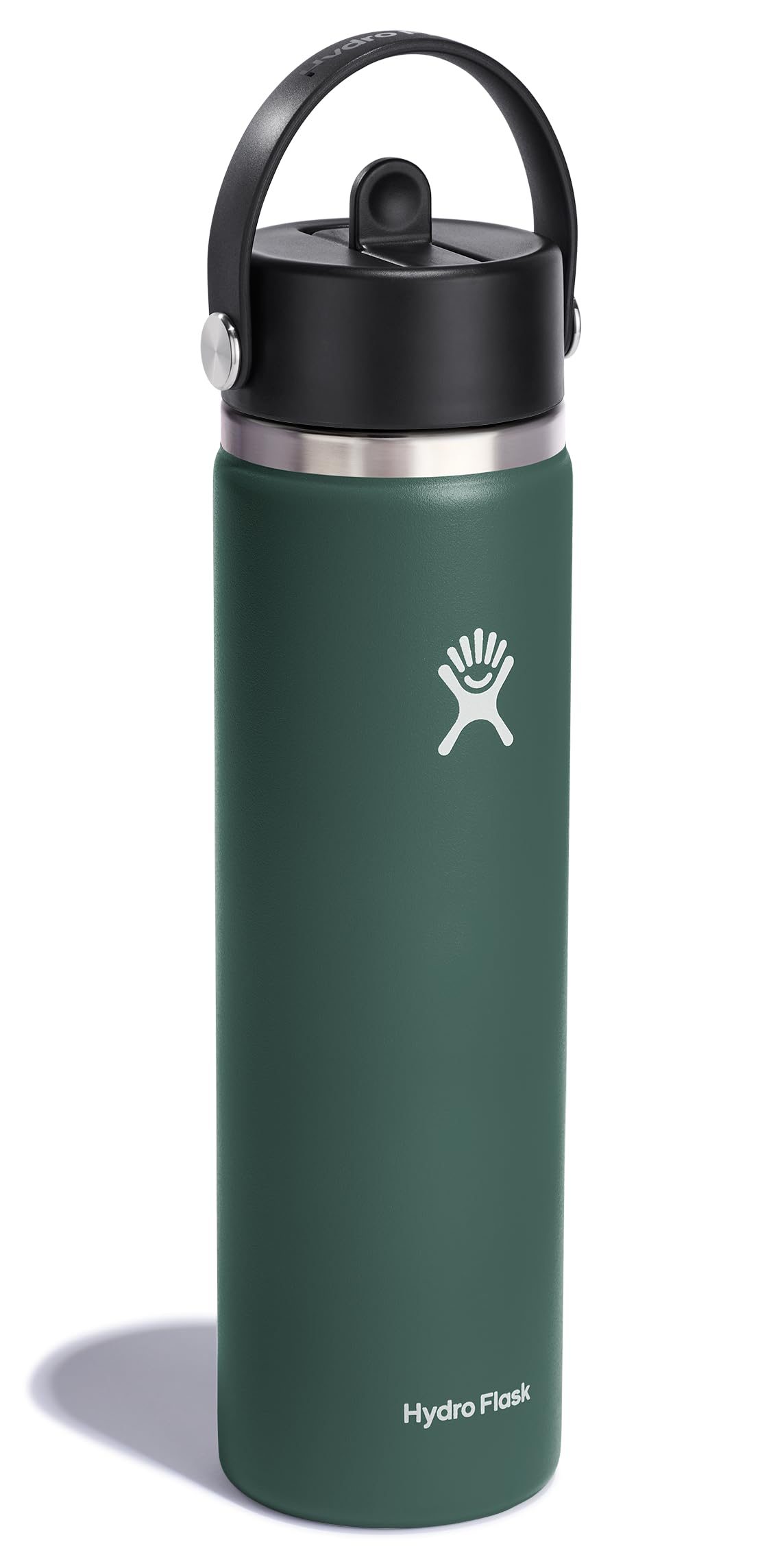 Hydro Flask Flex Straw Cap showing leakproof design for secure transport.