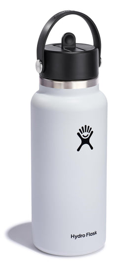 Hydro Flask flex straw cap demonstrates leakproof design for secure travel hydration.