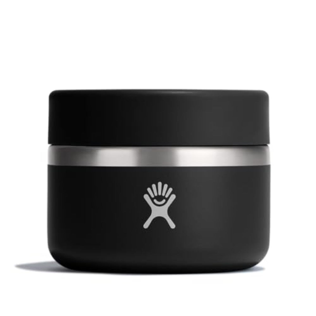 Hydro Flask Food Jar 12oz black with secure lid for on-the-go meals