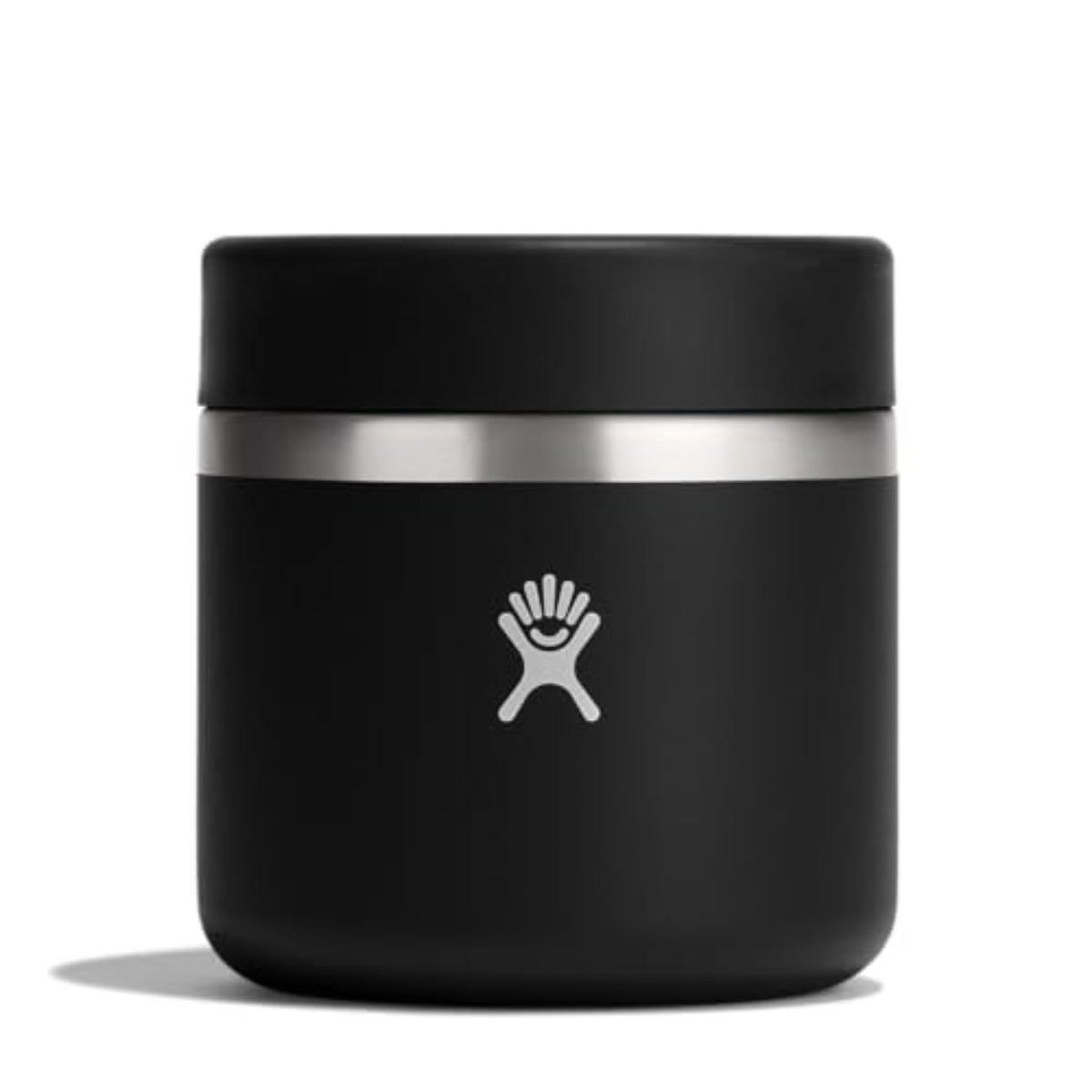 Hydro Flask Food Jar 20oz black front view, ideal for on‑the‑go lunches