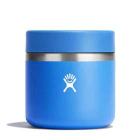 Hydro Flask Food Jar Cascade Blue outer view highlighting durable stainless steel for lunches