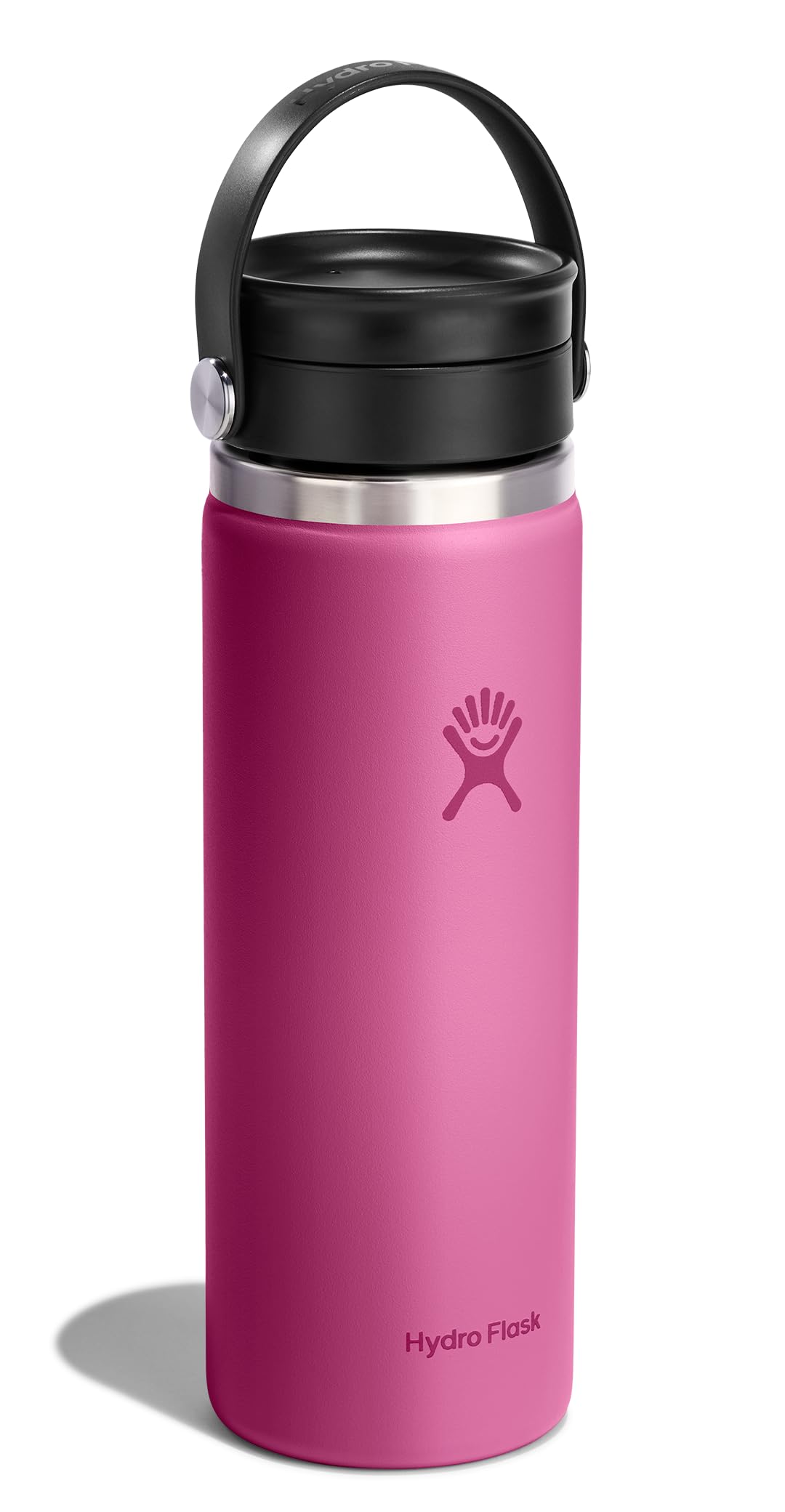 Hydro Flask insulated stainless steel 20 oz keeps beverages hot or cold.