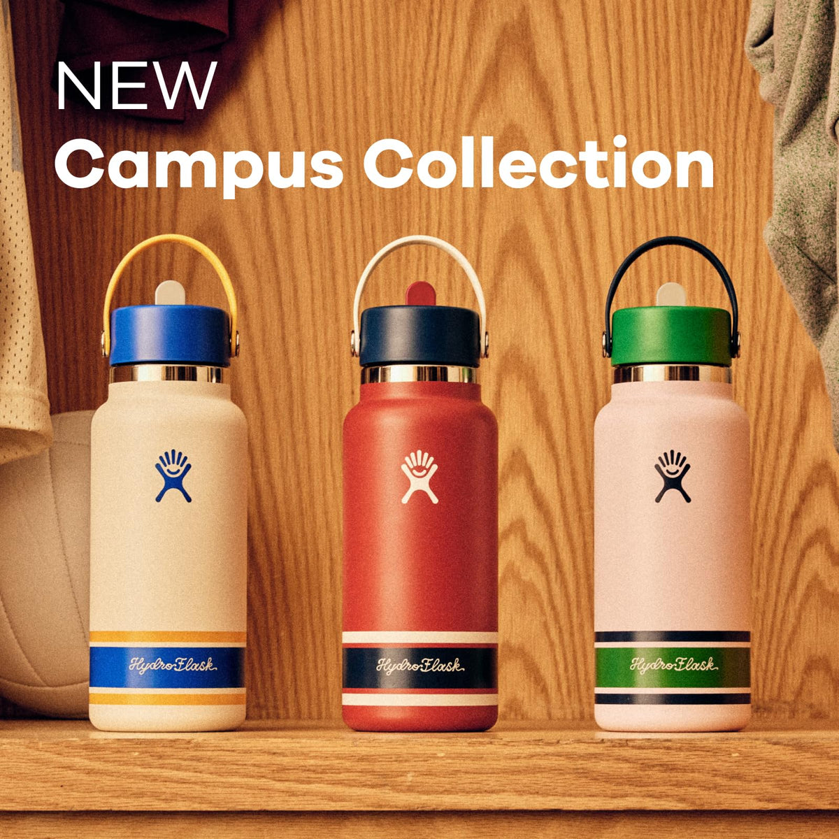 Hydro Flask Ivory bottle close-up highlights durable stainless steel finish
