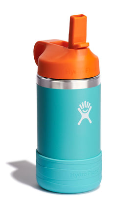 Hydro Flask Kids straw-cap seaspray blue for easy school sips