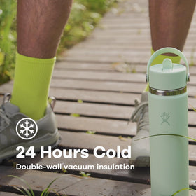 Leakproof cap on Hydro Flask for spill-free transport