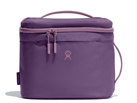 Hydro Flask Lunch Bag Beachplum Purple with an easy-open top for quick packing.