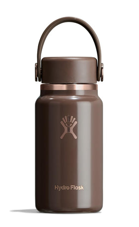 Hydro Flask Micro Bottle Chocolate Rose Gold finish, compact and stylish for on-the-go hydration.
