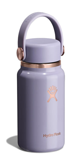 Hydro Flask Micro Bottle with leakproof cap prevents spills during travel.