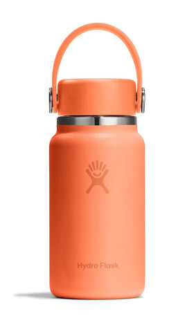Hydro Flask Micro Bottle Nectar Orange in pocket-size form for on-the-go hydration.