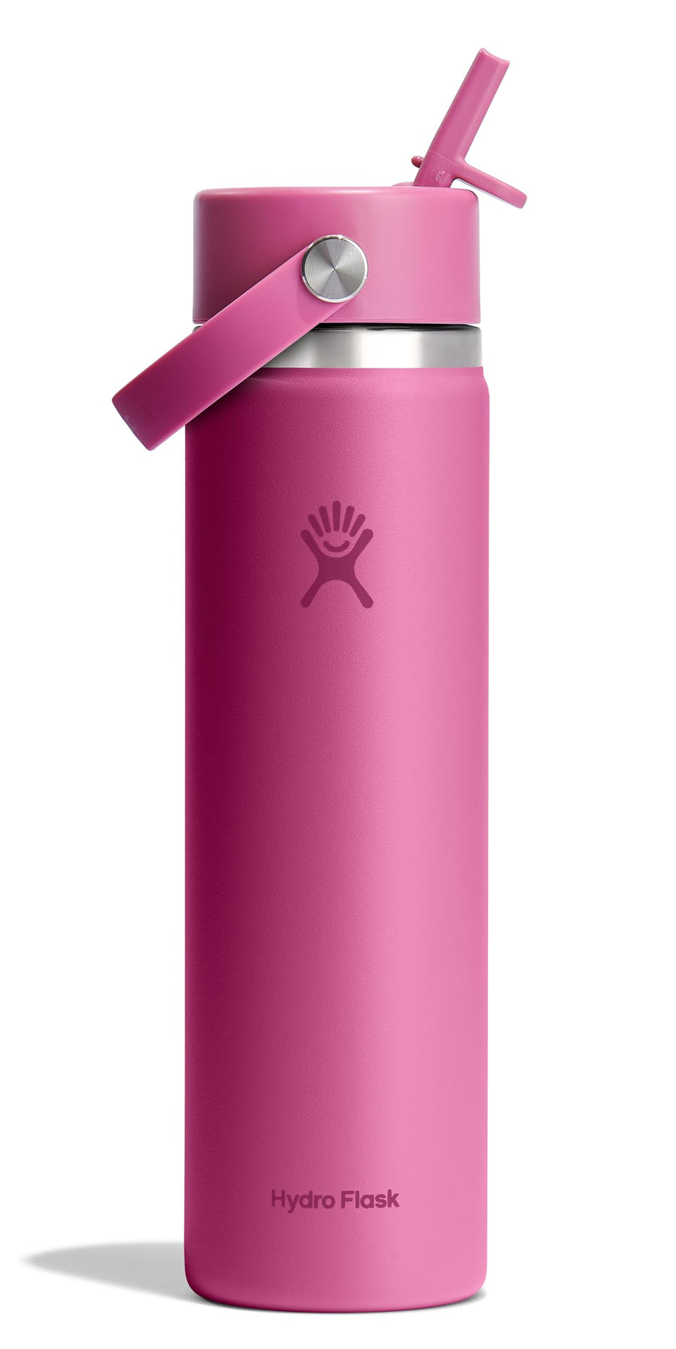 Hydro Flask reef pink wide mouth bottle ready for daily hydration