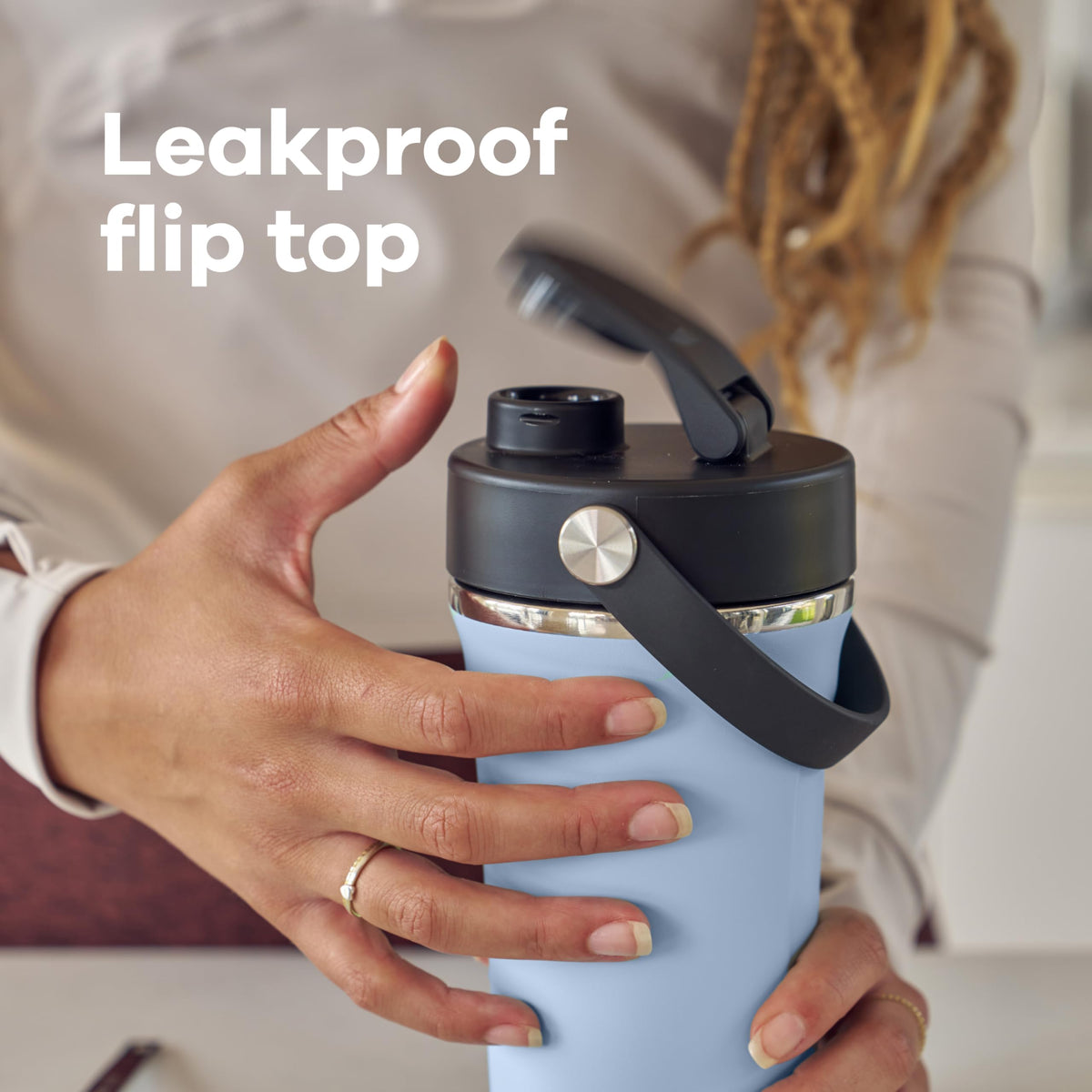 Hydro Flask durable stainless steel preserves pure taste without flavor transfer