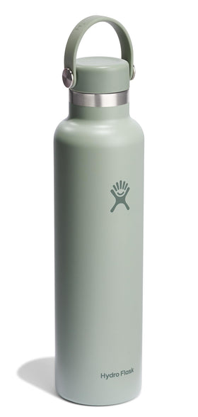 Hydro Flask standard mouth cap highlighting leakproof performance for travel.