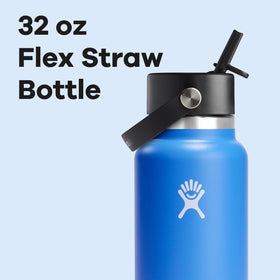 Hydro Flask TempShield insulation maintains temperature in Cascade Blue bottle