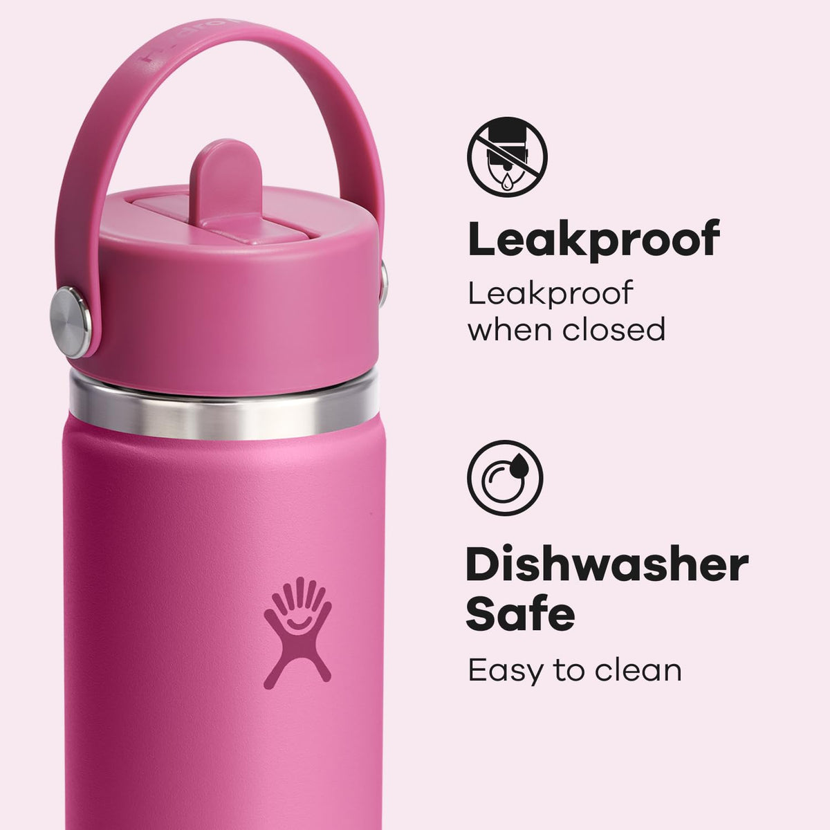 TempShield insulation inside Hydro Flask keeps drinks cool