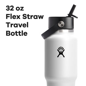 Hydro Flask Travel Bottle 32oz cap shows leakproof design for bag protection.