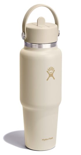 Hydro Flask Travel Bottle with Flex Straw Cap for easy, spill‑free sipping.