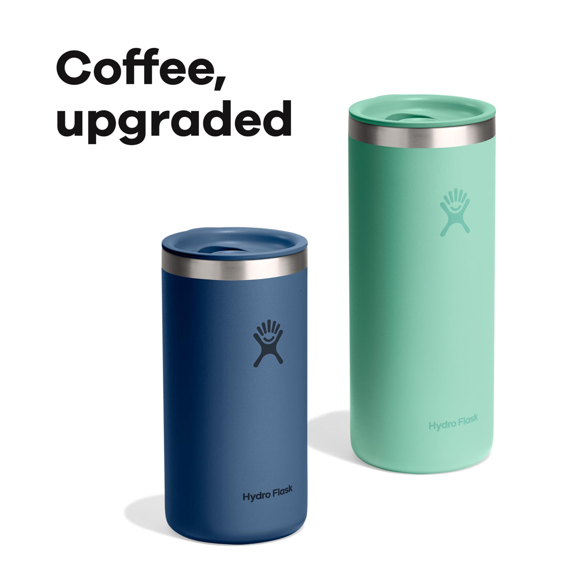 Hydro Flask Travel Coffee Cup 16 oz version offers balanced capacity and portability.