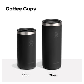 Hydro Flask Travel Coffee Cup double-wall insulation keeps drinks hot or cold