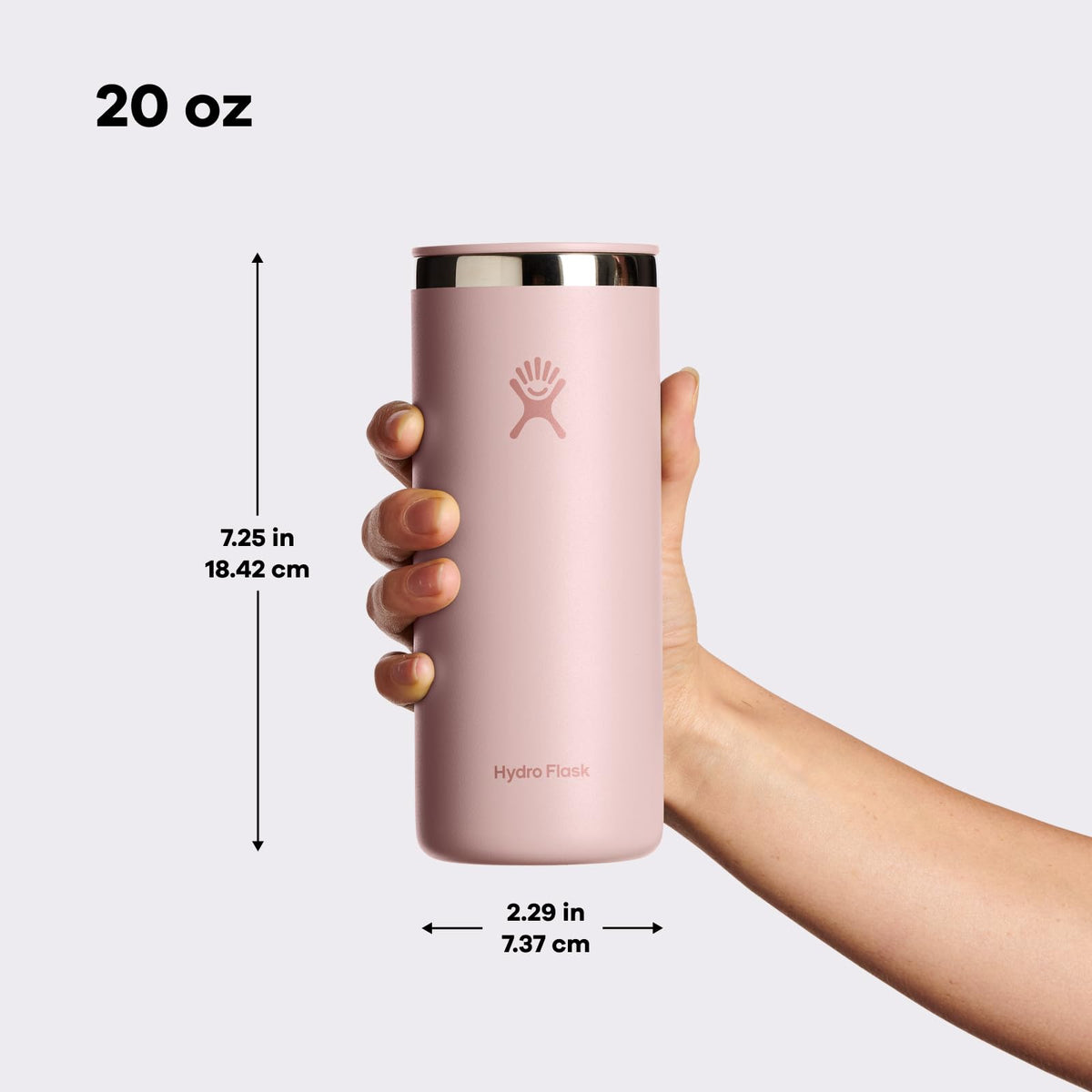 Hydro Flask 20oz cup highlights hot and cold performance for everyday use