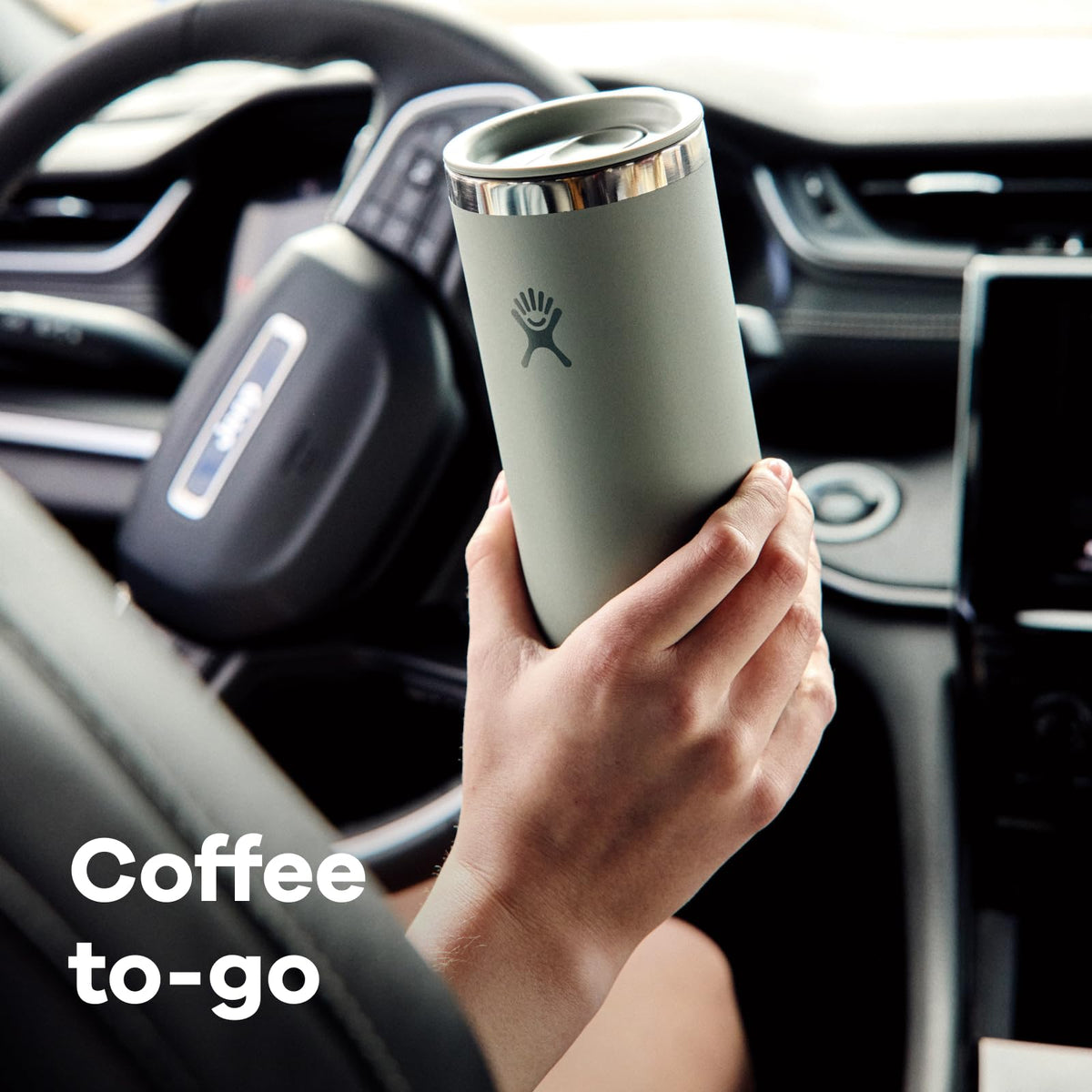 Hydro Flask Travel Coffee Cup leak-resistant lid prevents spills during travel