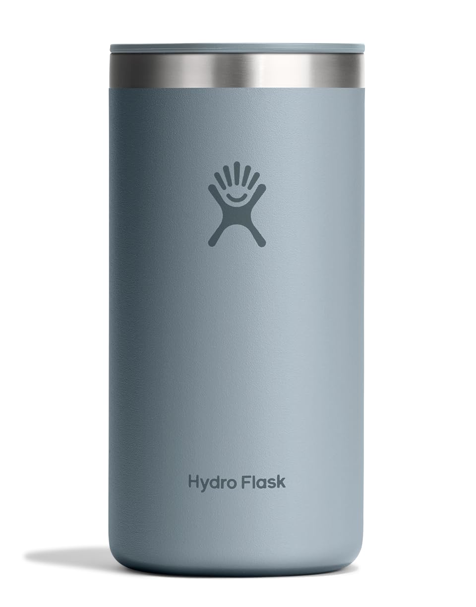 Hydro Flask Travel Coffee Cup closeup lid shows leak-resistant design for on-the-go sipping.