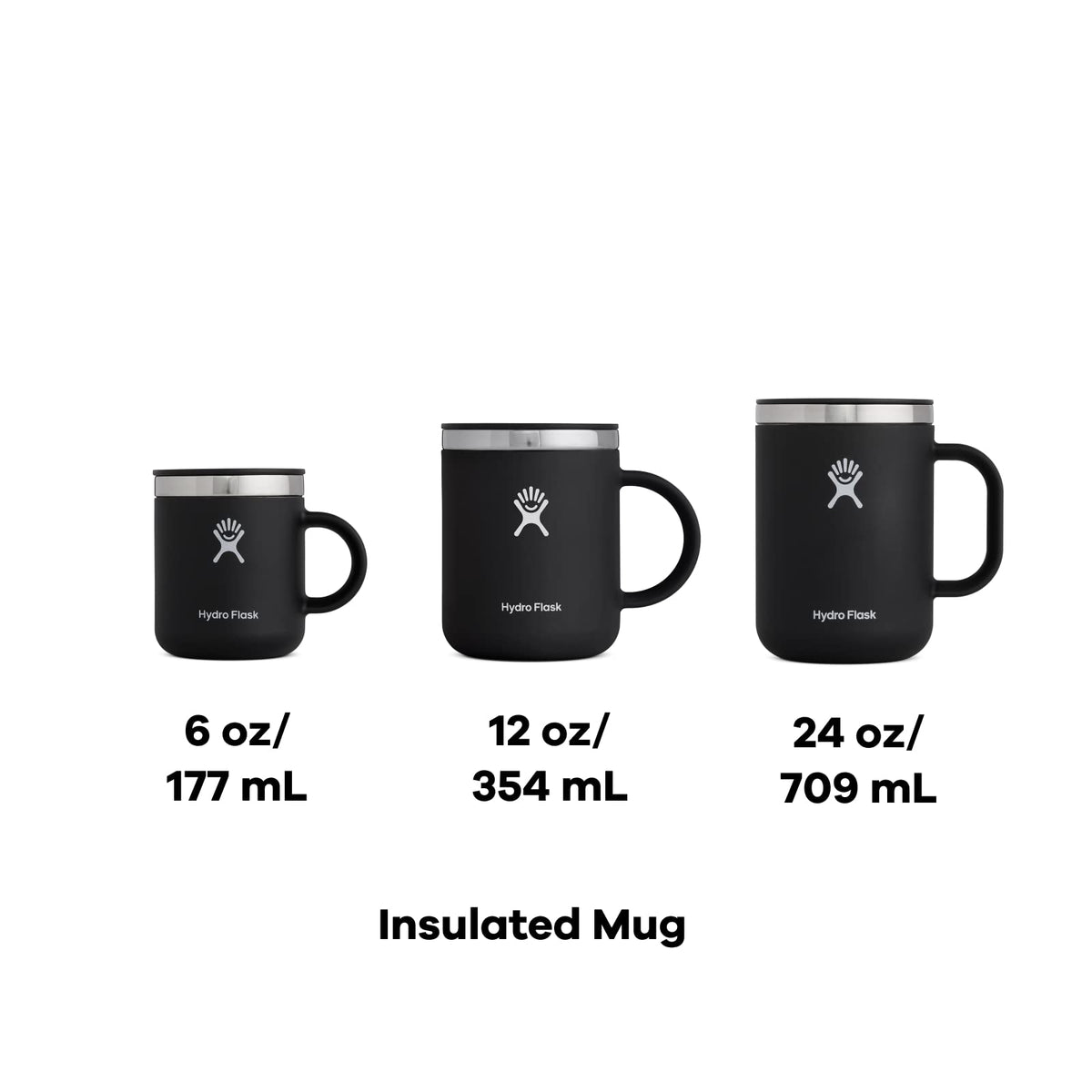 Hydro Flask Capri Blue 12oz travel coffee mug on the move