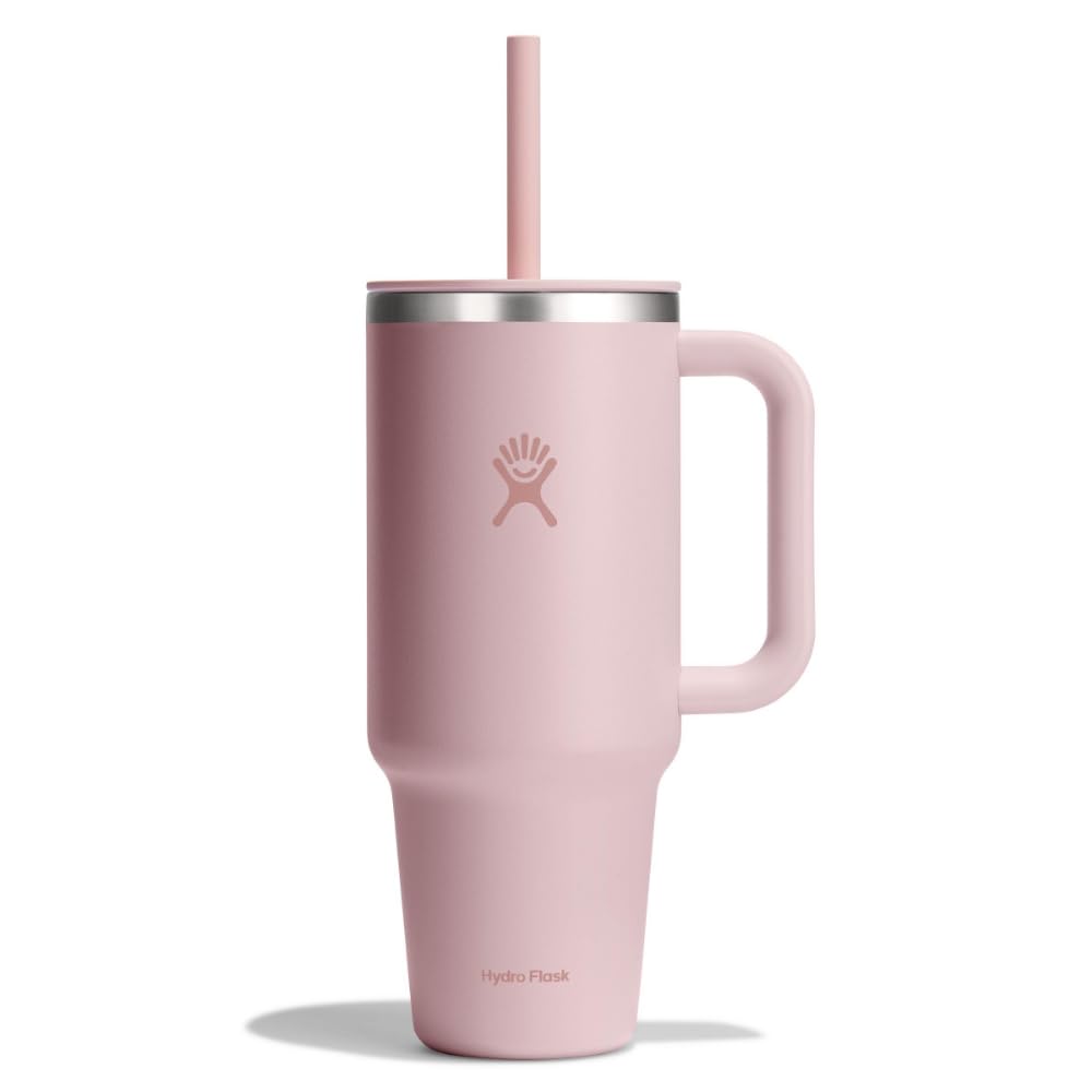 Hydro Flask Travel Tumbler 40 oz Tonal Trillium Pink for everyday hydration.