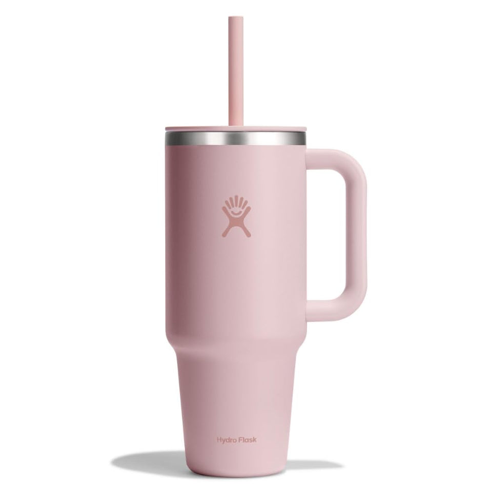 Hydro Flask Travel Tumbler 40 oz Tonal Trillium Pink for everyday hydration.