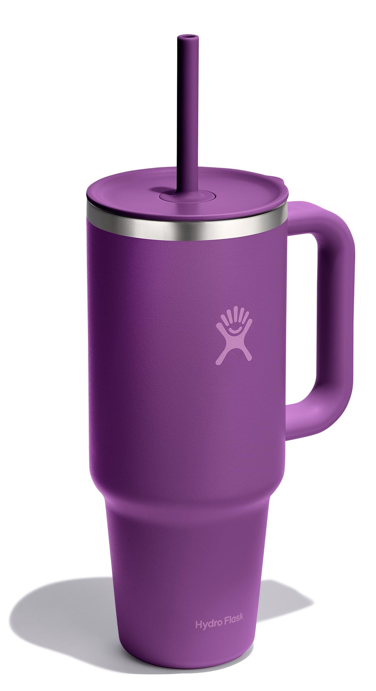 Hydro Flask Travel Tumbler with color-matched lid and straw for a stylish look
