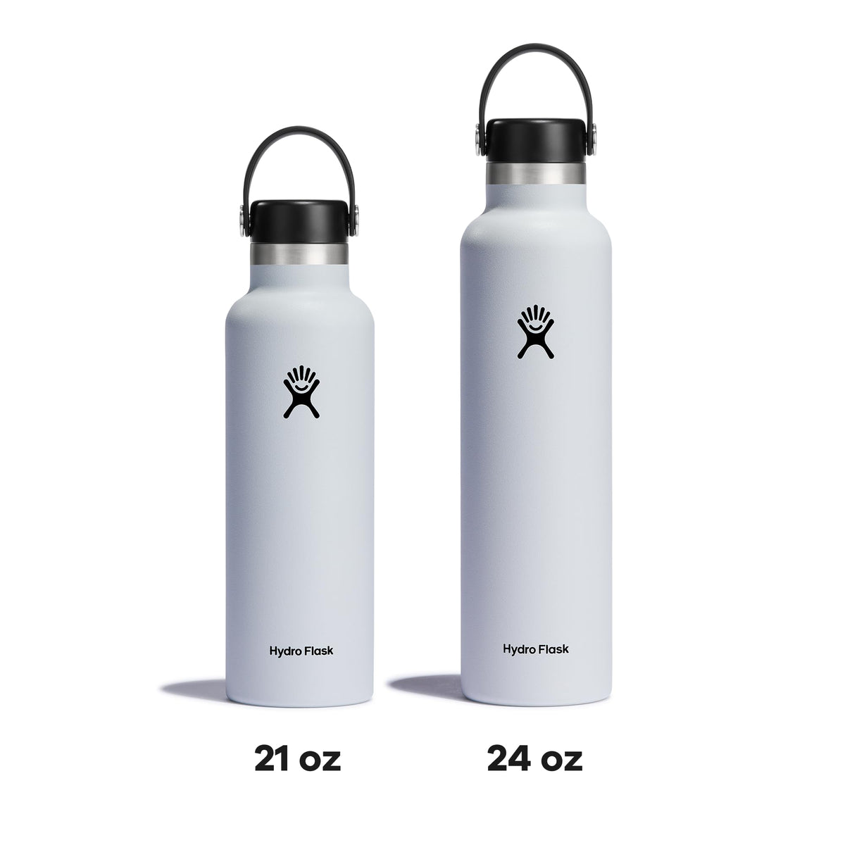 Hydro Flask 24 oz white not for freezer or microwave use guidance.