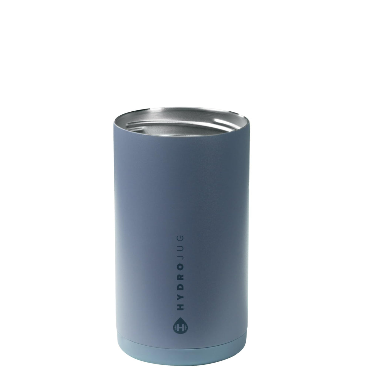 HydroJug can cooler screw-top lid close-up shows secure spill protection.