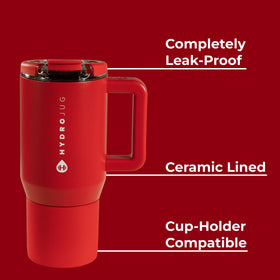 HydroJug Coffee Traveler 20oz hot and cold insulation for hours.